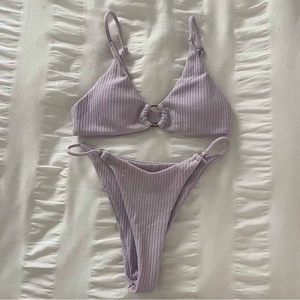 Purple SHEIN bikini set